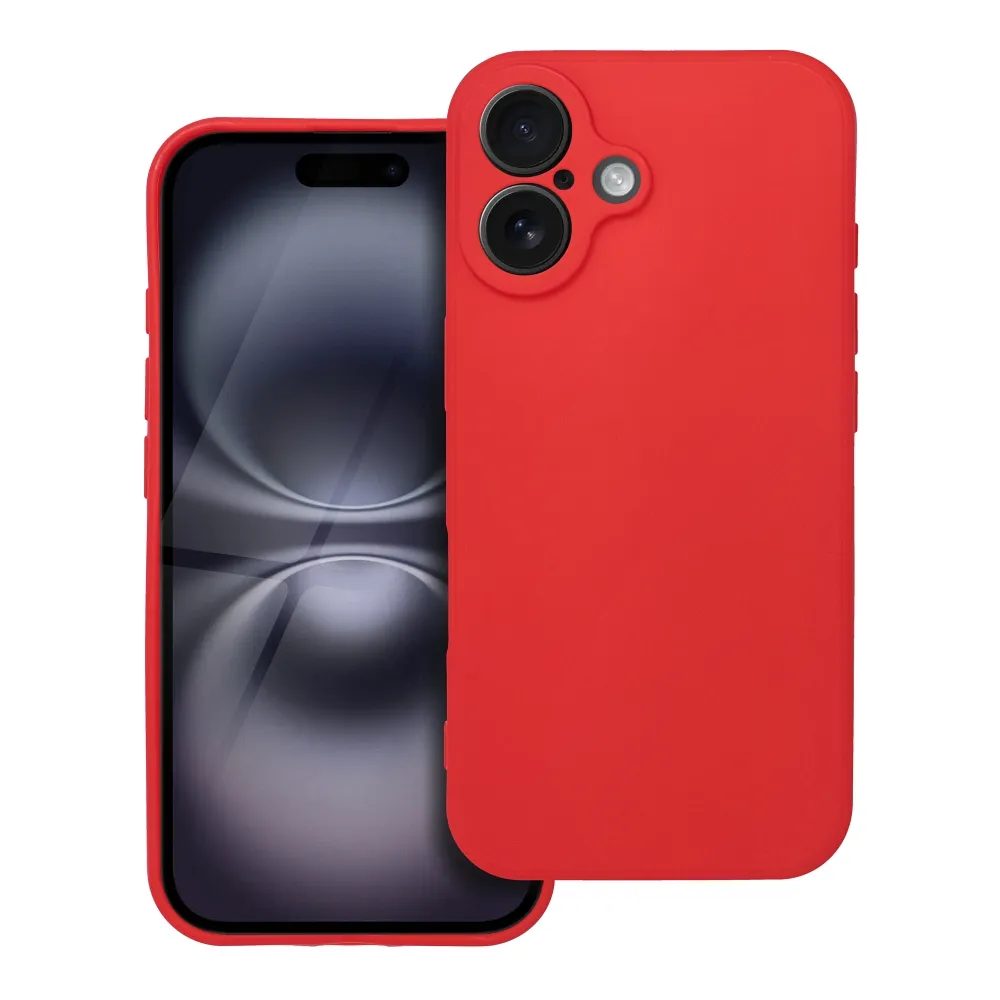 Levně Forcell soft iPhone 16 červený