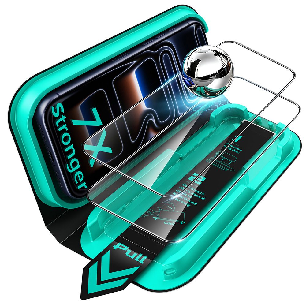 ESR Armorite Sticlă securizată UltraFit, iPhone 17 Pro / 18 Pro, 2 bucăți