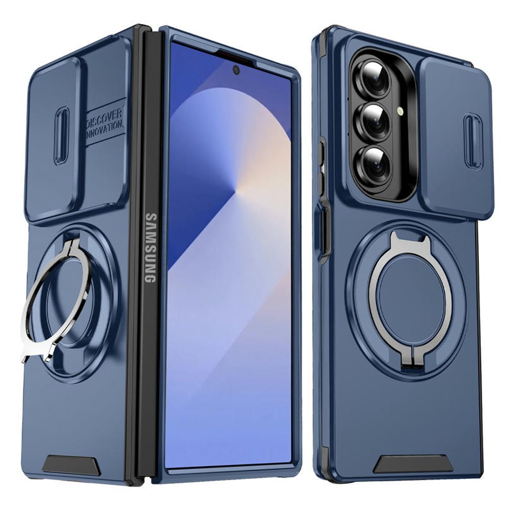 Camslide Stand obal, Samsung Galaxy Z Fold 7, modrý