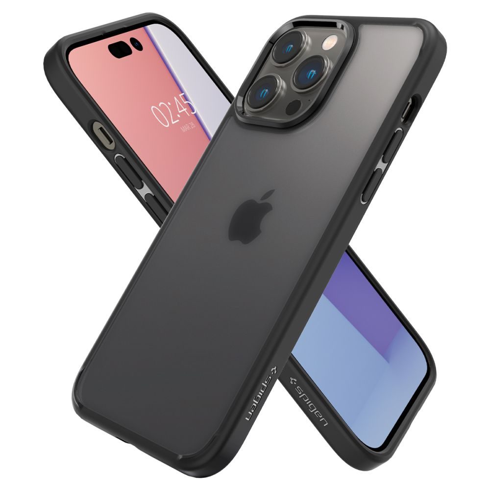 Spigen Ultra Carcasă Hibrid Pentru Mobil, IPhone 14 Pro, Frost Black