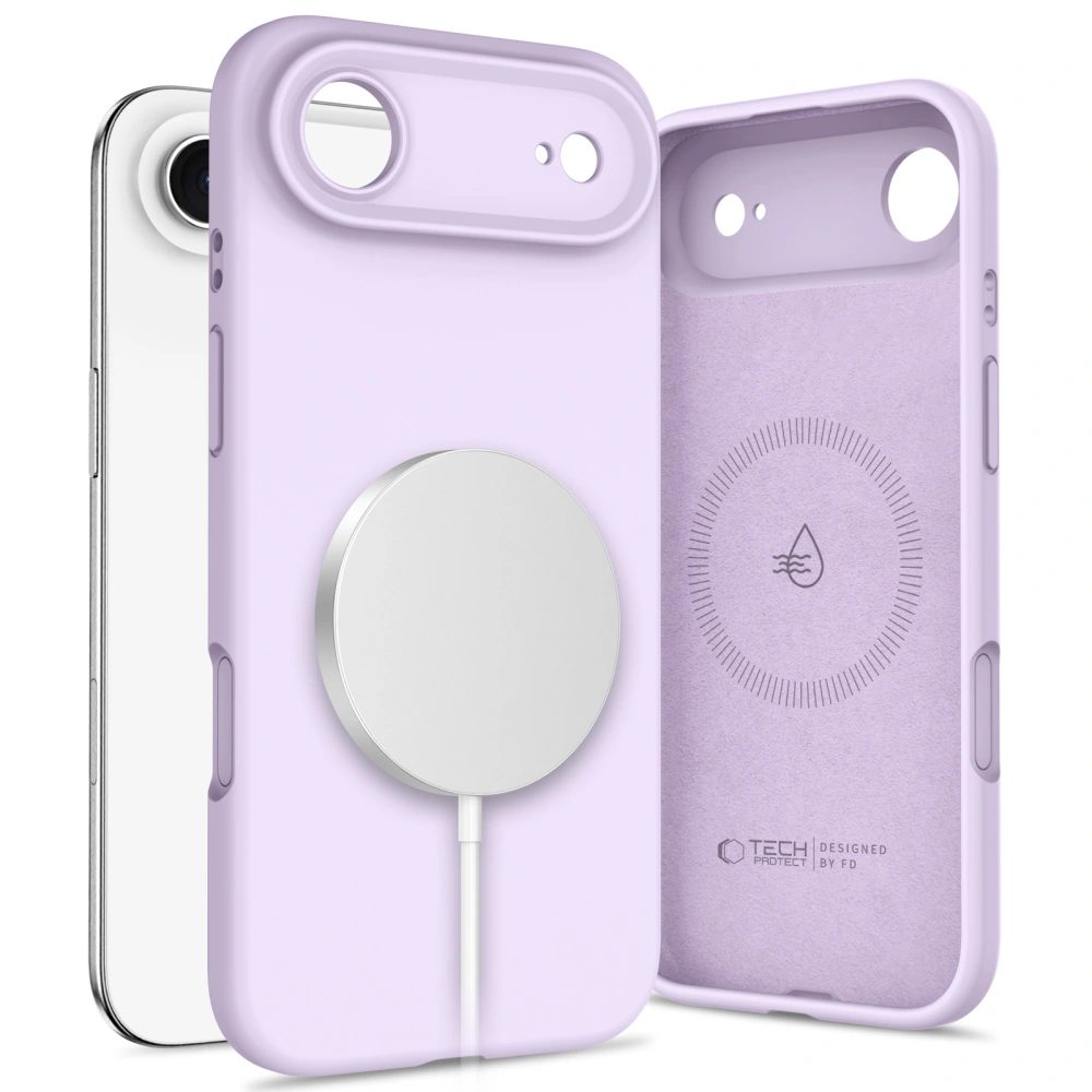 Levně Tech-Protect Silicone MagSafe, iPhone Air, fialový