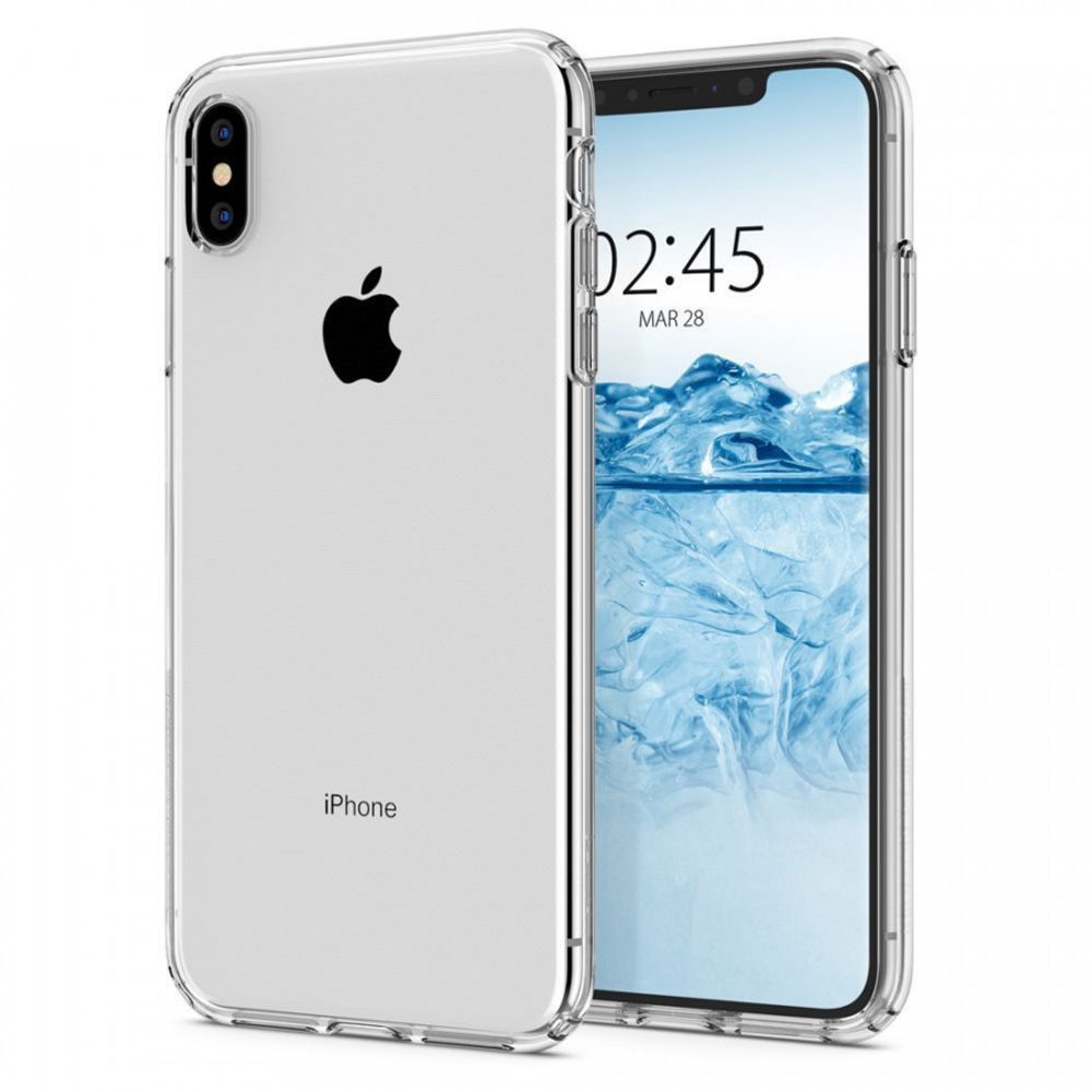 Spigen Liquid Crystal Mobiltelefon Tok, IPhone X / XS