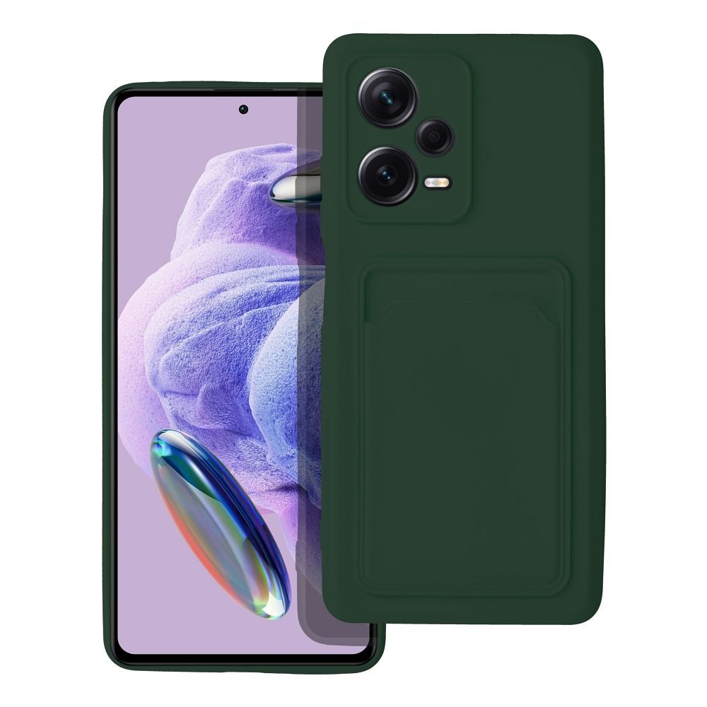 Card Case obal, Xiaomi Redmi Note 12 Pro+ 5G, zelený