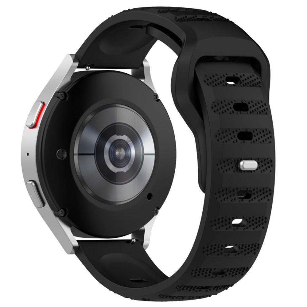 Techsuit óraszíj 22mm (W050), Fekete