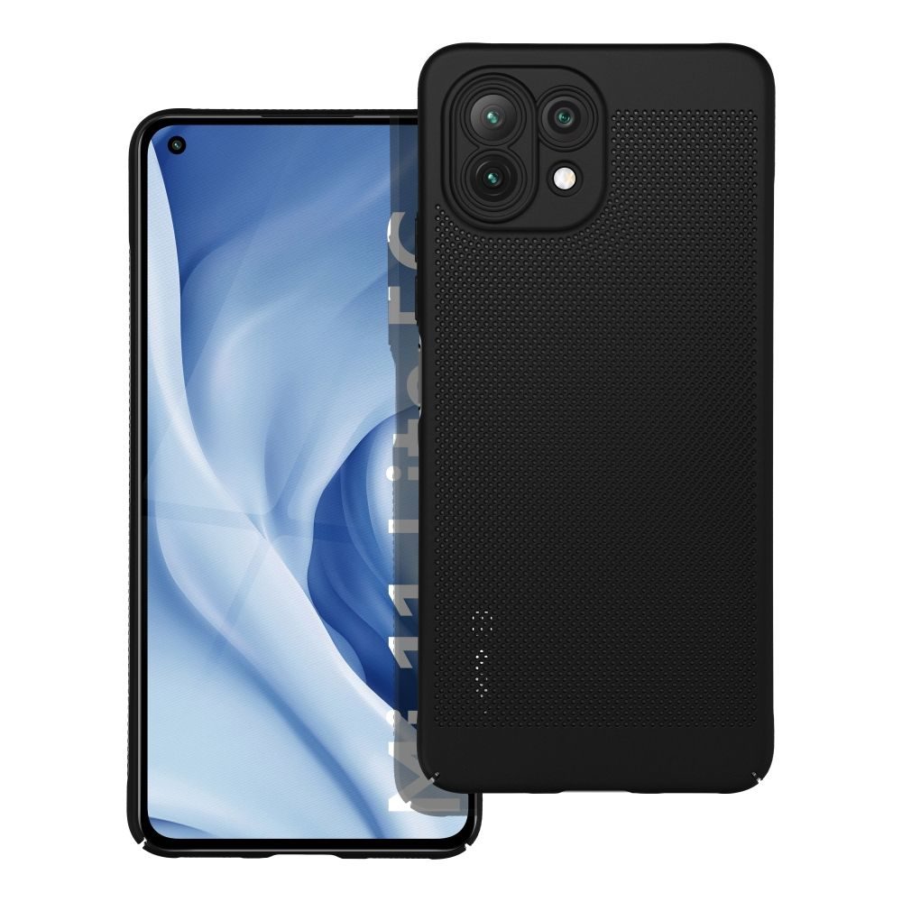 Breezy Case, Xiaomi Mi 11 Lite 5G / Mi 11 Lite LTE ( 4G ) / Mi 11 Lite NE, černý