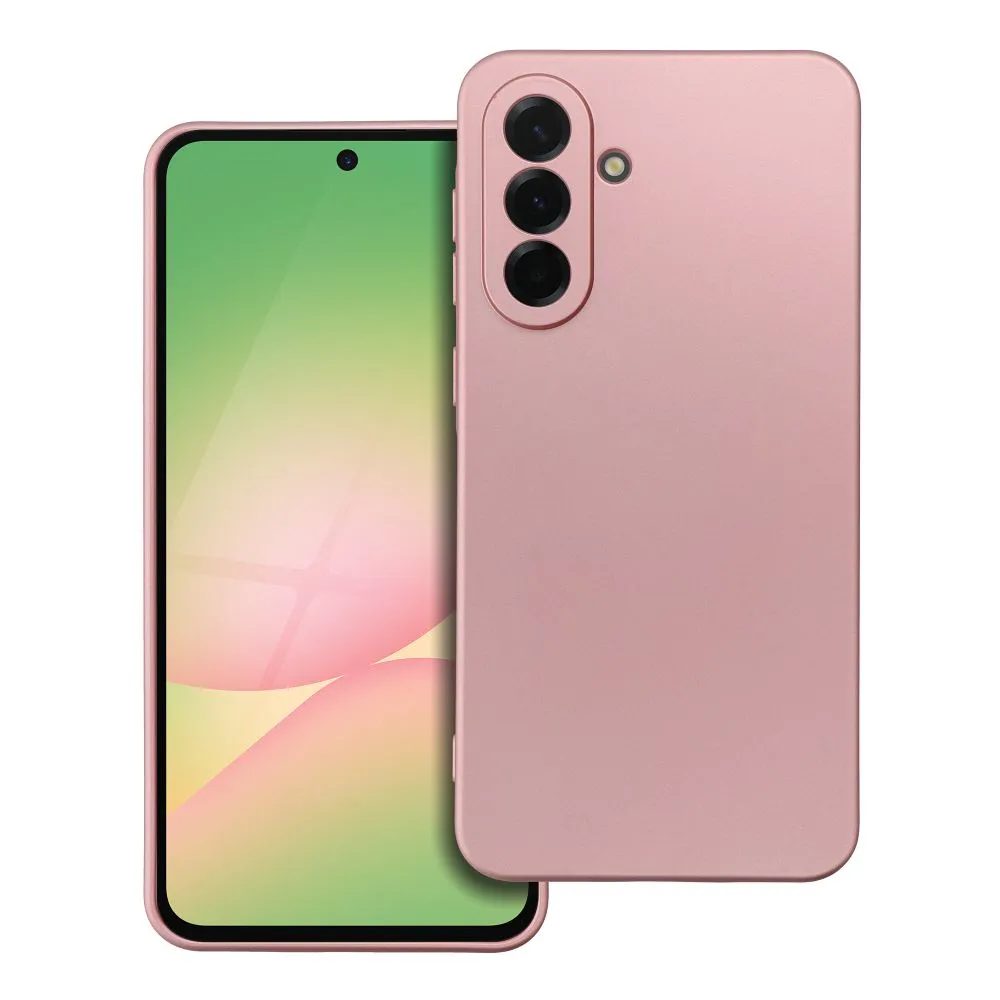 Metálos tok, Samsung Galaxy A56 5G, rózsaszín