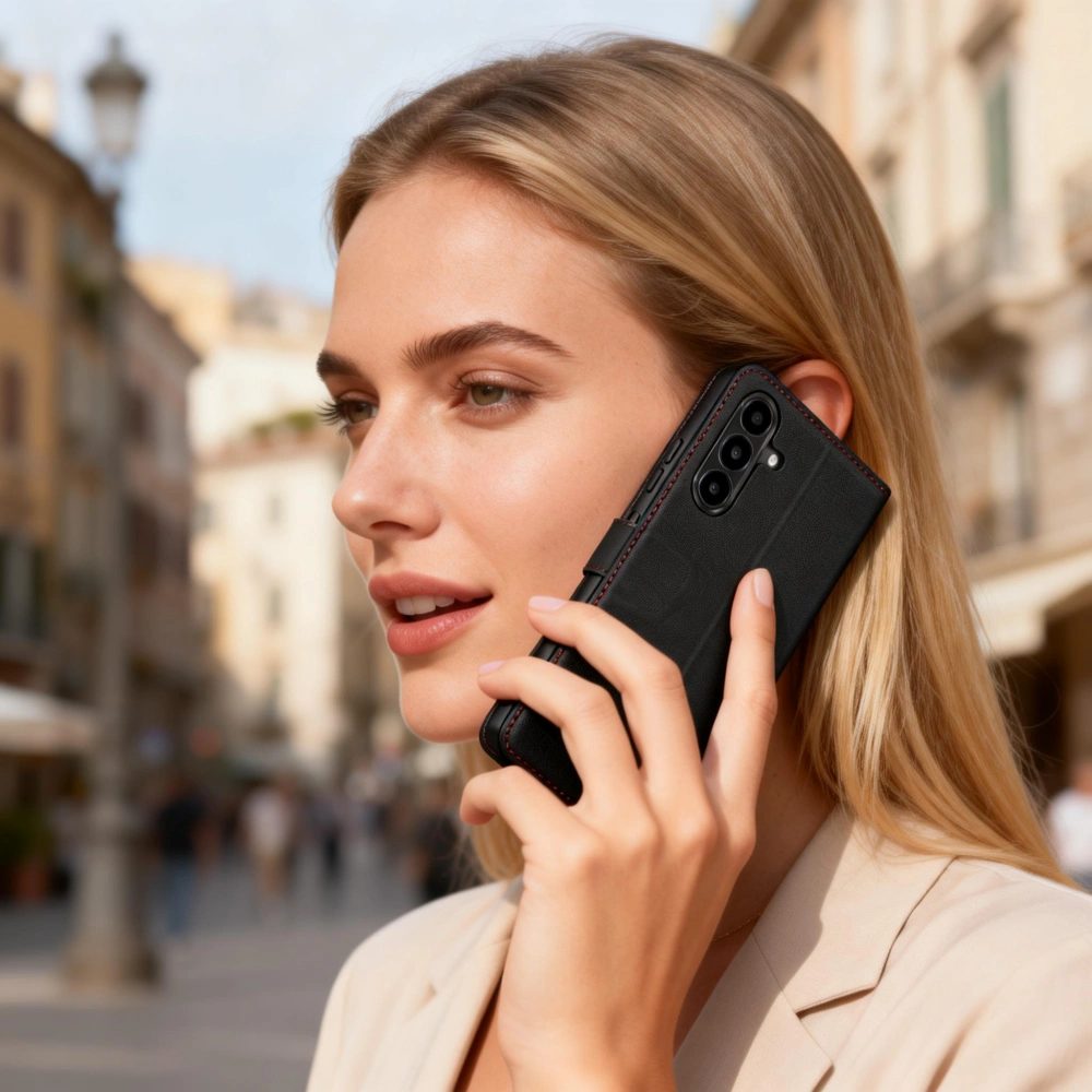 Tech-Protect Samsung Galaxy A57 5G, čiernočervené puzdro