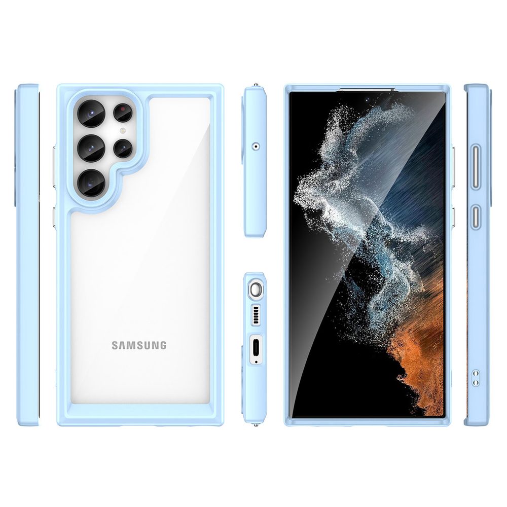 Outer Space Tok Borító, Samsung Galaxy S23 Ultra, Kék