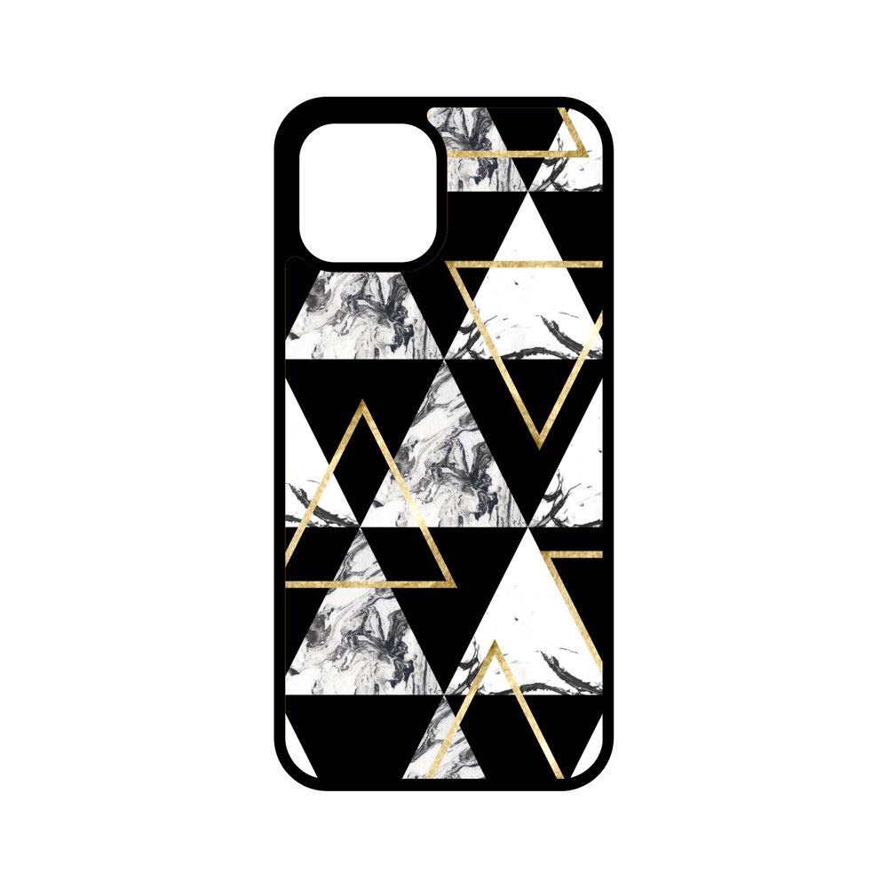 Momanio obal, iPhone 13, Marble triangle