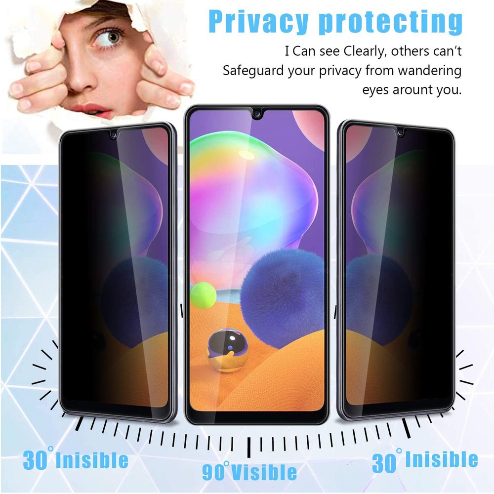 Privacy 5D Edzett üveg, Samsung Galaxy A22 (4G, LTE)