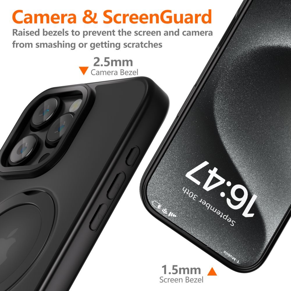 Tech-Protect MagRing MagSafe iPhone 16 Pro Max, čierny matný