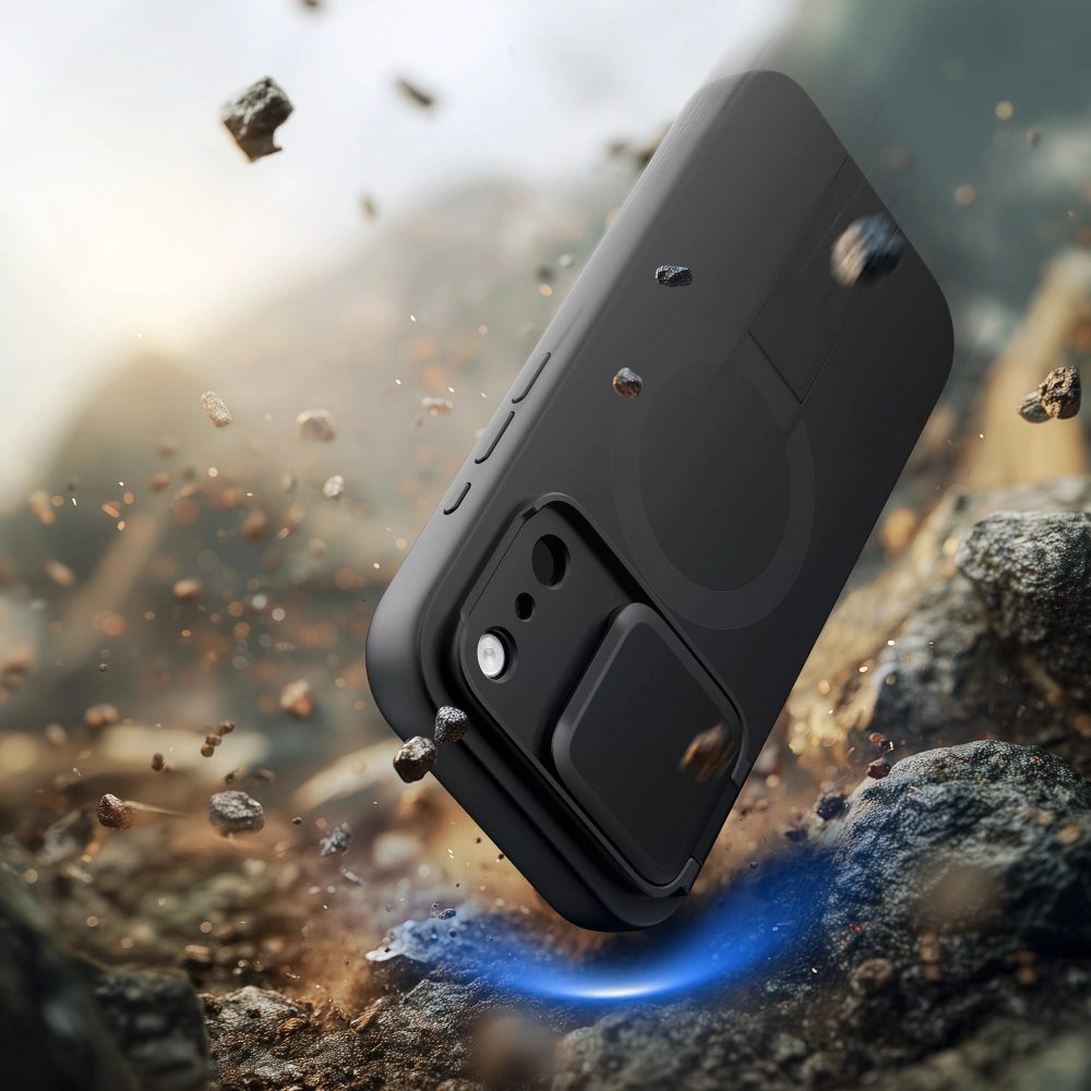Tech-Protect Kevlar Aura MagSafe puzdro, iPhone 17 Pro Max, čierne