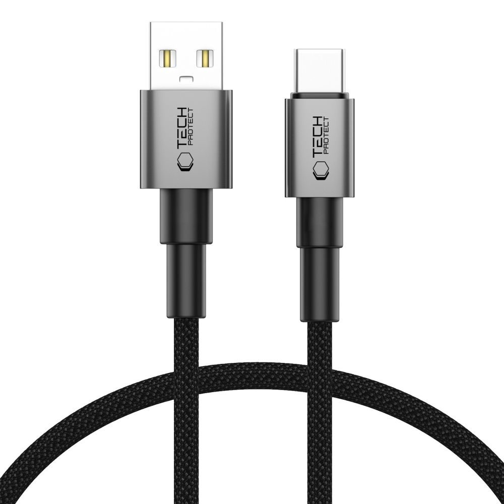 Tech-Protect UltraBoost DNA kábel USB-C, 15W/3A, 0,5m, szürke