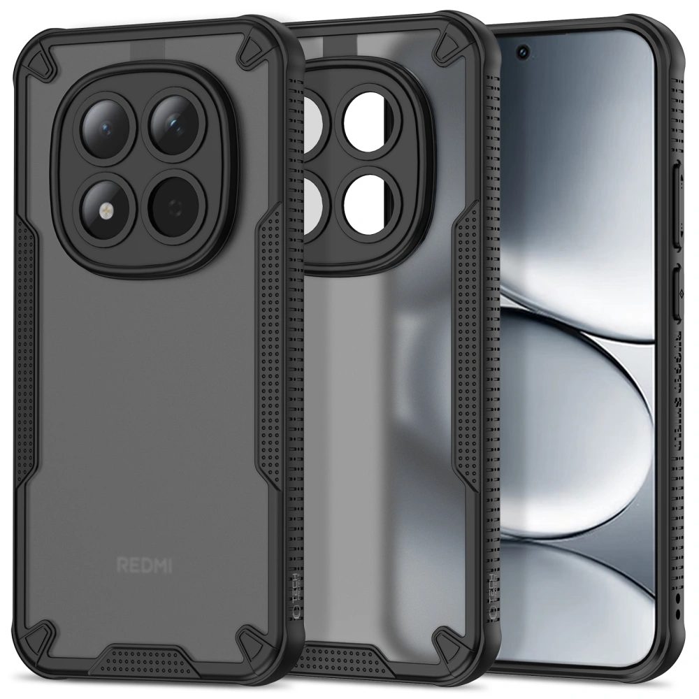 Levně Tech-Protect Rugged Shield, Xiaomi Redmi Note 15 Pro 5G, matná černá