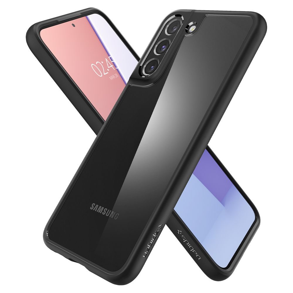 Hibrid Spigen Ultra Ovitek Za Mobilni Telefon, Samsung Galaxy S22, črne Barve