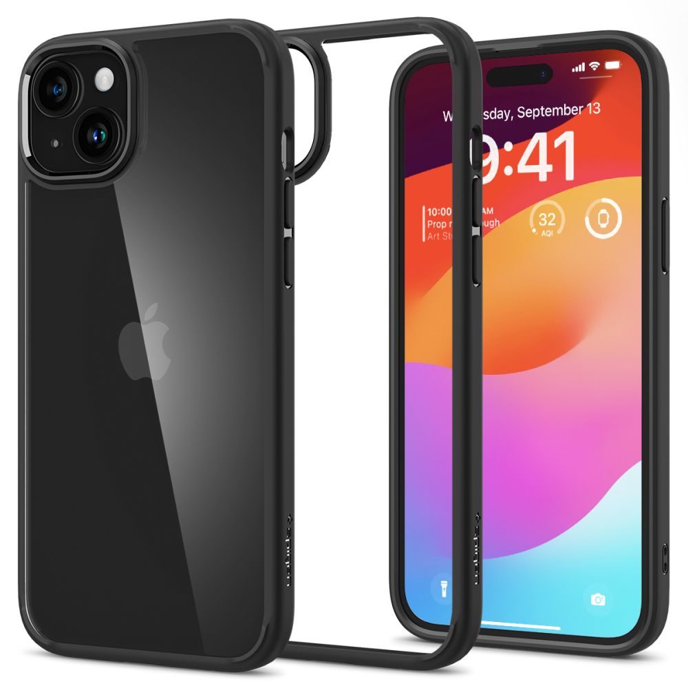 Spigen Ultra Hybrid Carcasă Hibrid Pentru Mobil, IPhone 15 Plus, Matte Black