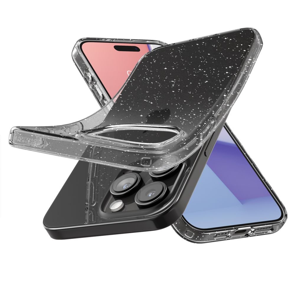 Spigen Liquid Crystal Carcasă Pentru Mobil, IPhone 15 Pro, Glitter Crystal