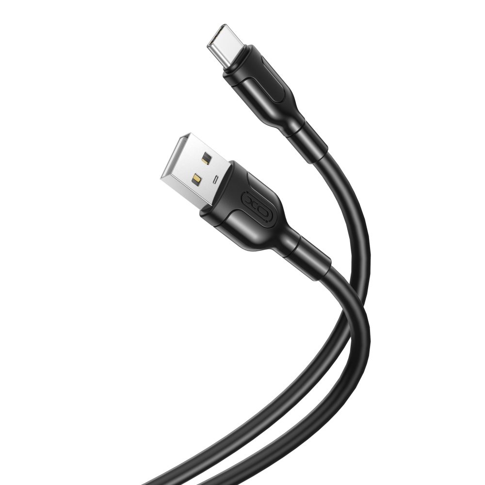 XO kabel NB212 USB - USB-C, 1 m, crni
