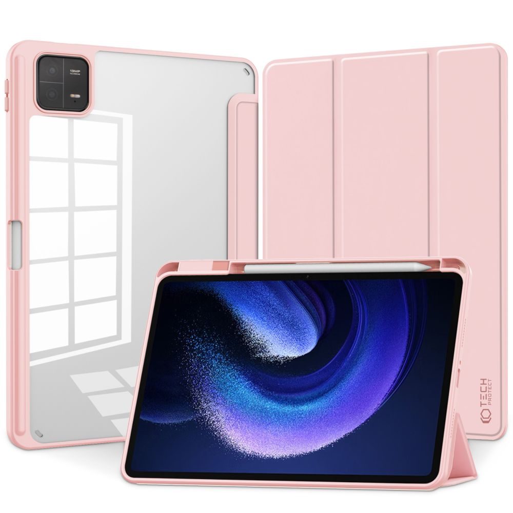 Pouzdro Tech-Protect SC Pen Hybrid Xiaomi Pad 6 / 6 Pro, Růžové