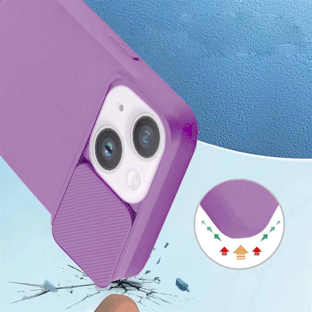 Husă Nexeri Cu Capac Pentru Cameră, Xiaomi Redmi Note 12 5G, Violet