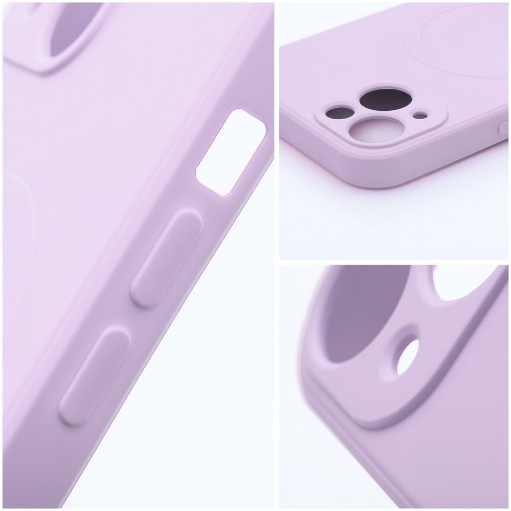 Husă Silicone Mag Cover, IPhone 14 Plus, Mov