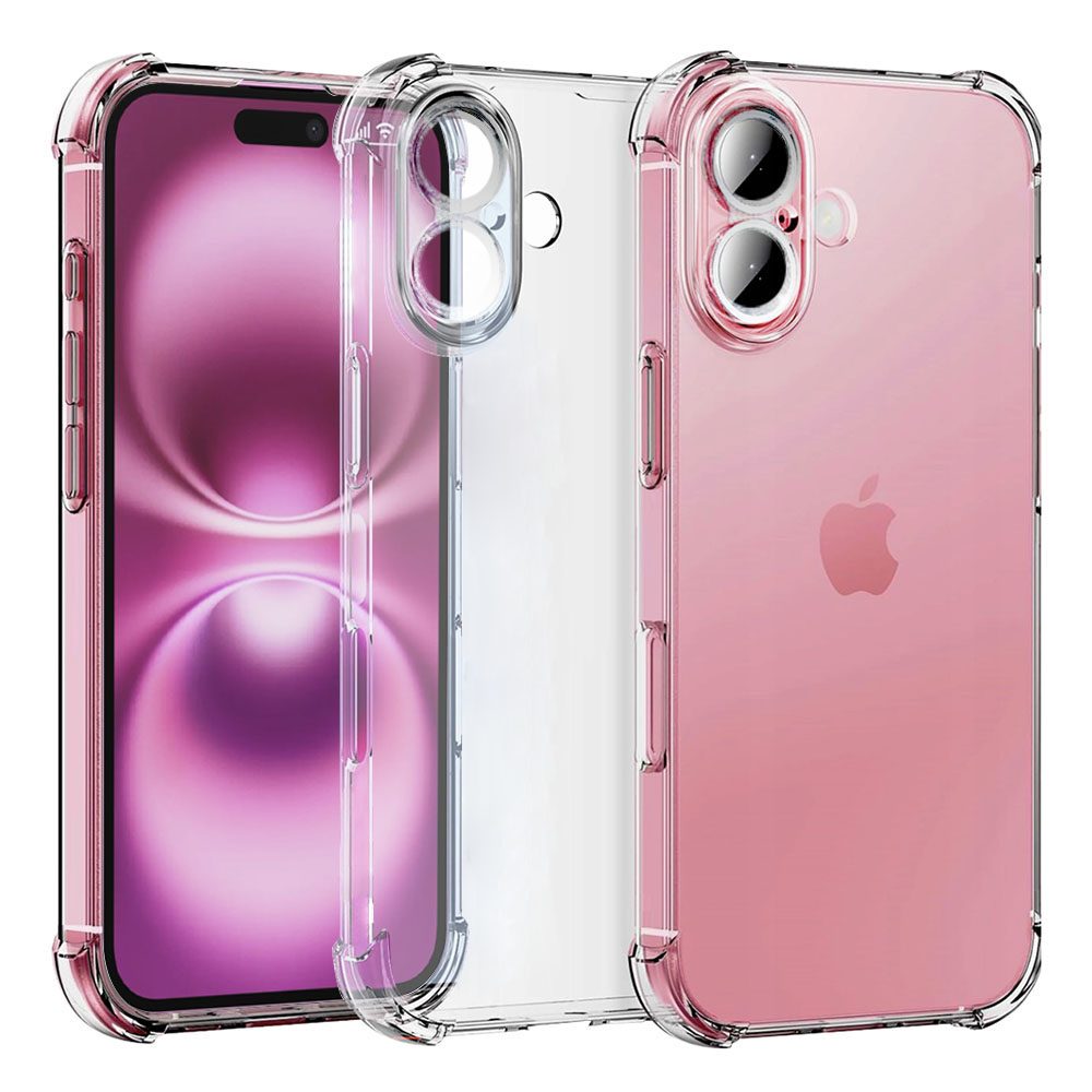 Levně Techsuit Shockproof průhledný obal, iPhone 16