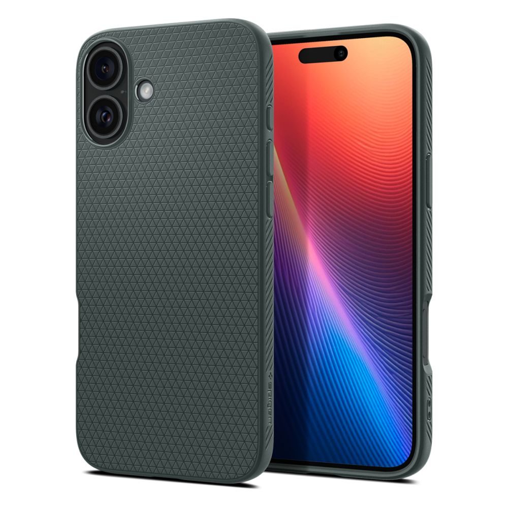 Spigen Liquid Air, iPhone 16, zelený