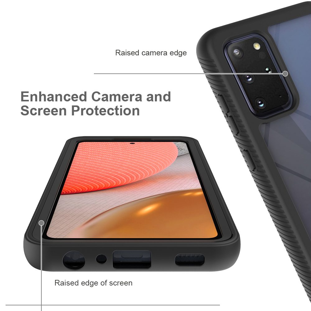 Techsuit Defense360 Pro + Ochranná Fólie, Samsung Galaxy S20 Plus, černý