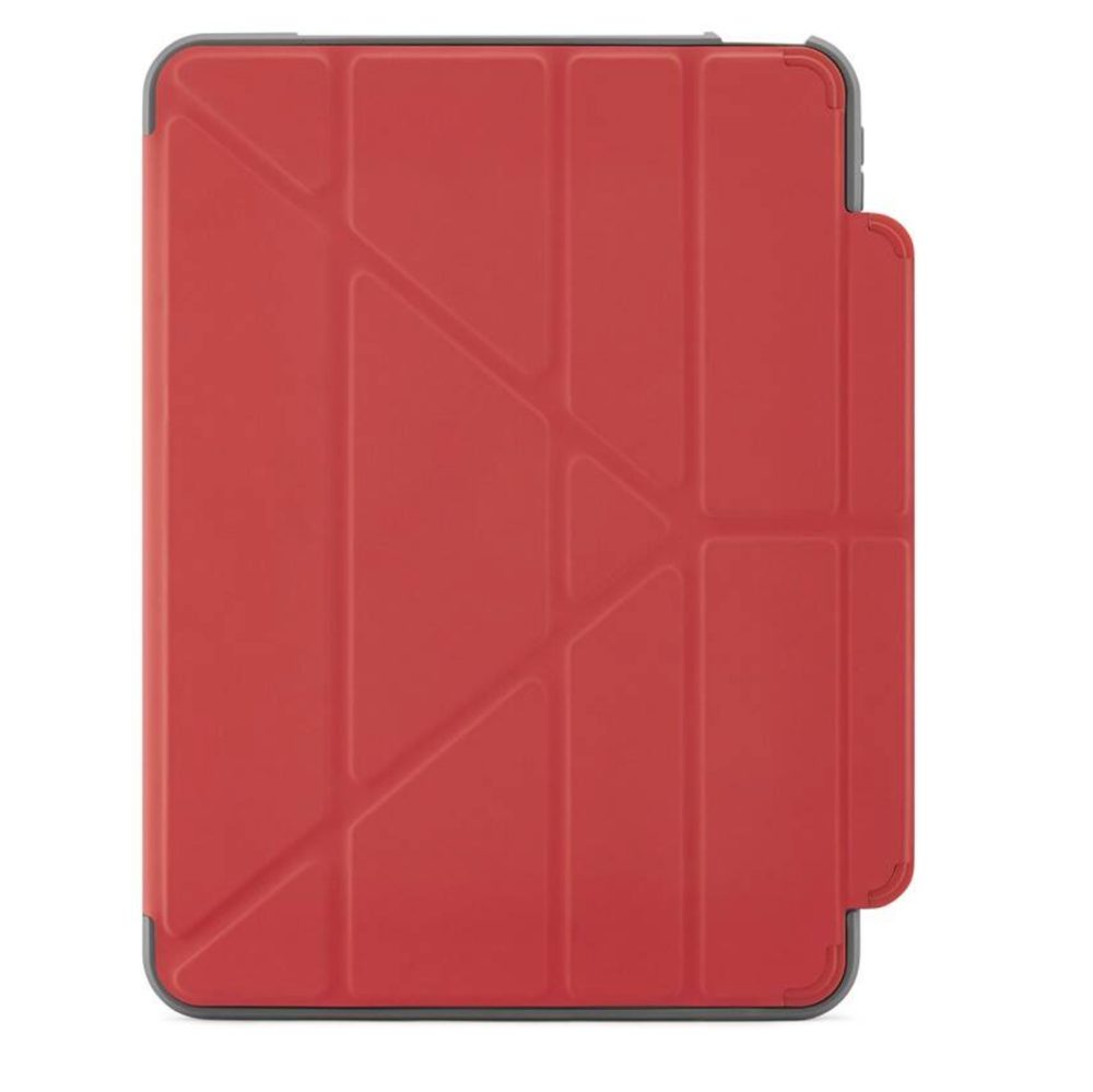 Pipetto Origami Pencil Shield, Apple iPad Air 10,9" (2020/2022) / iPad Air 11" (2024 / 2025), piros