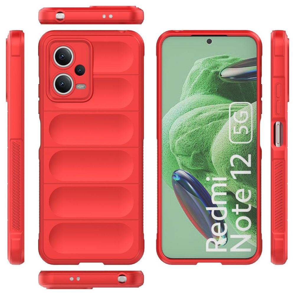 Magic Shield Obal, Xiaomi Redmi Note 12 5G / Poco X5 5G, červený