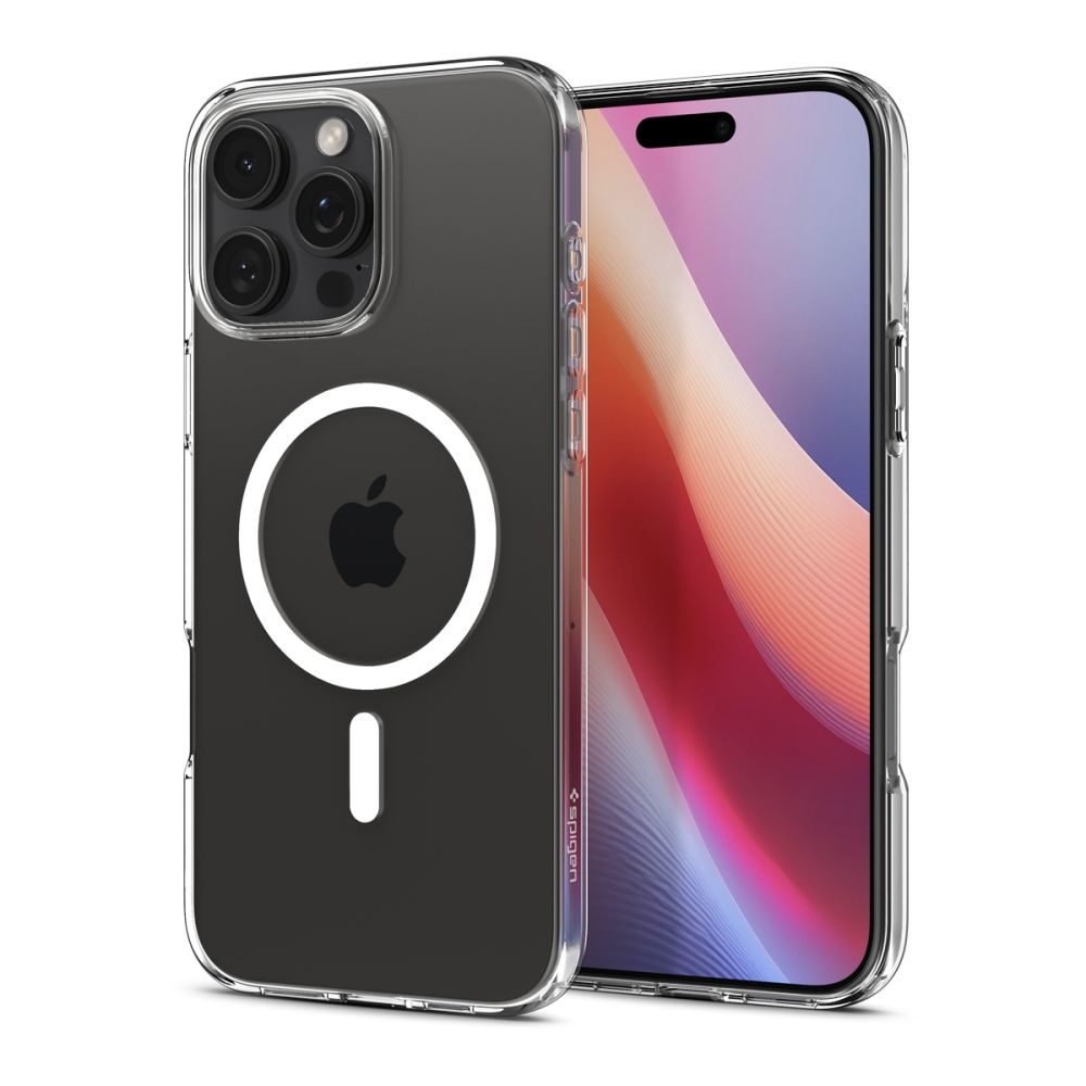 Spigen Liquid Crystal Mag, MagSafe, iPhone 16 Pro, átlátszó