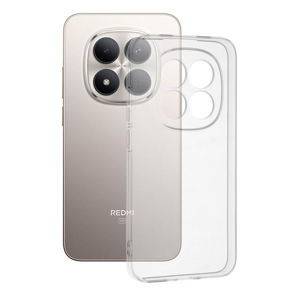 Levně Techsuit Clear Silicone, Xiaomi Redmi Note 15 Pro 5G