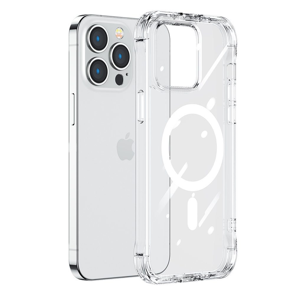 Joyroom Magnetic Defender Maska S MagSafeom, IPhone 14 Pro, Transparentan