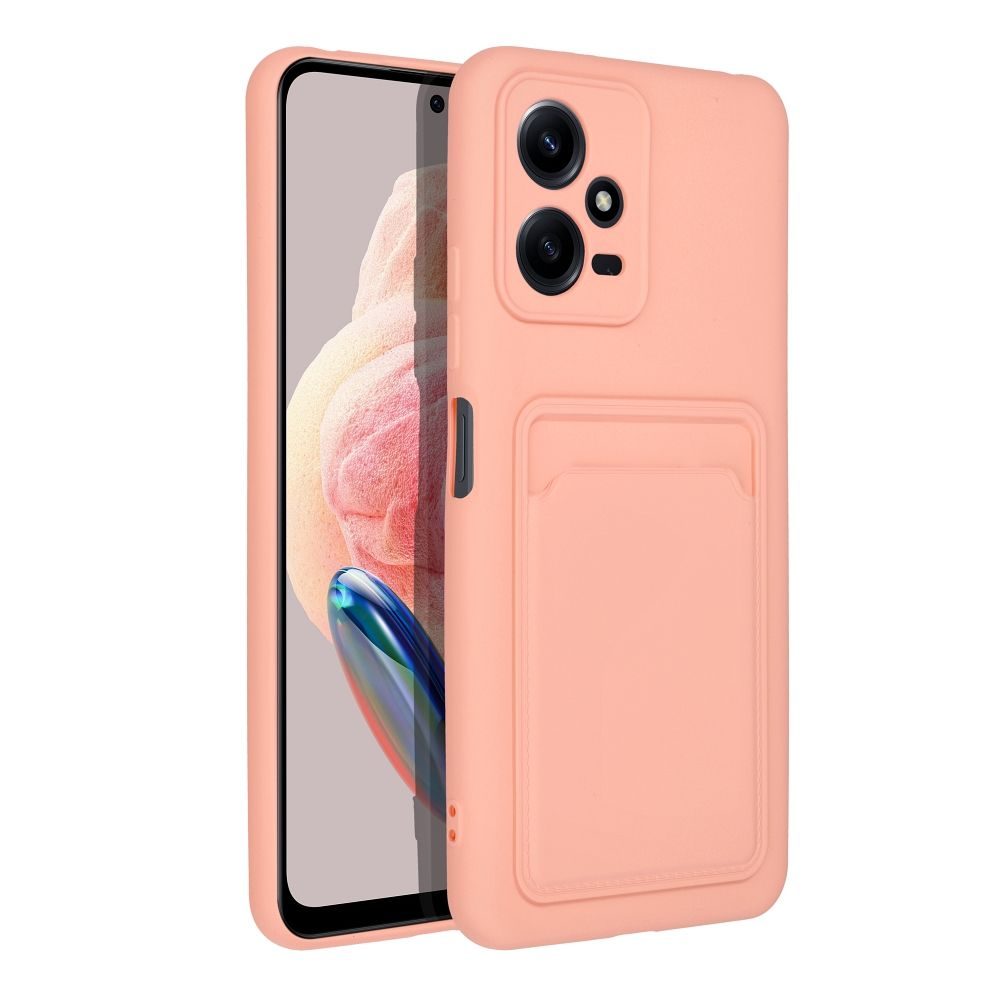 Husă Card Case, Xiaomi Redmi Note 12 5G, Roz