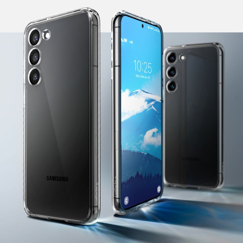 Spigen Ultra Hybrid Kryt Na Mobil, Samsung Galaxy S23, čirý