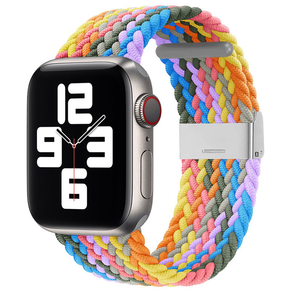 Strap Fabric Pas Za Apple Watch 6 / 5 / 4 / 3 / 2 (44 Mm / 42 Mm) Barven, Dizajn 3