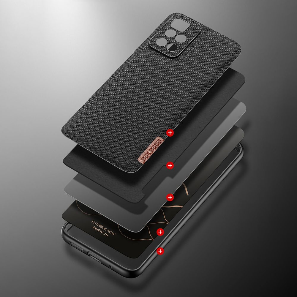 Dux Ducis Fino Case, Xiaomi Redmi 10, čierne
