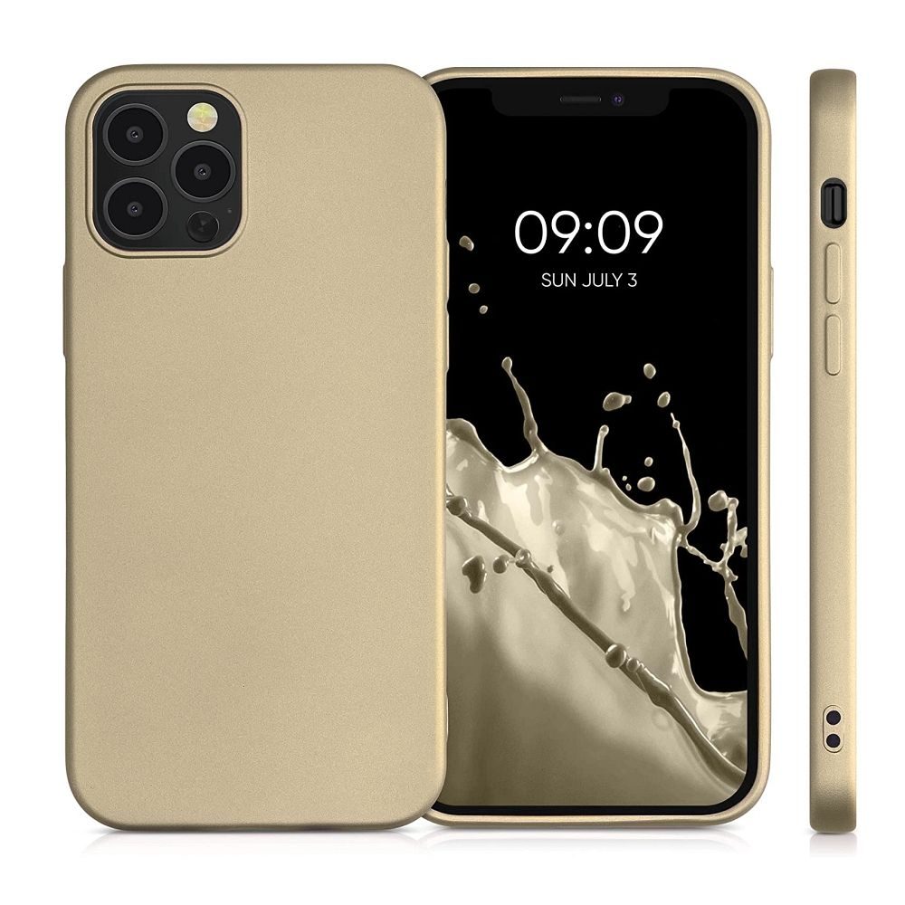 Metallic Etui, IPhone 15, Zlata