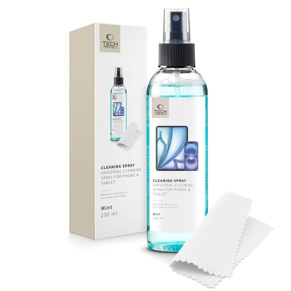 Tech-Protect Čistiaci sprej na telefóny a tablety, 200 ml, Eko Mint