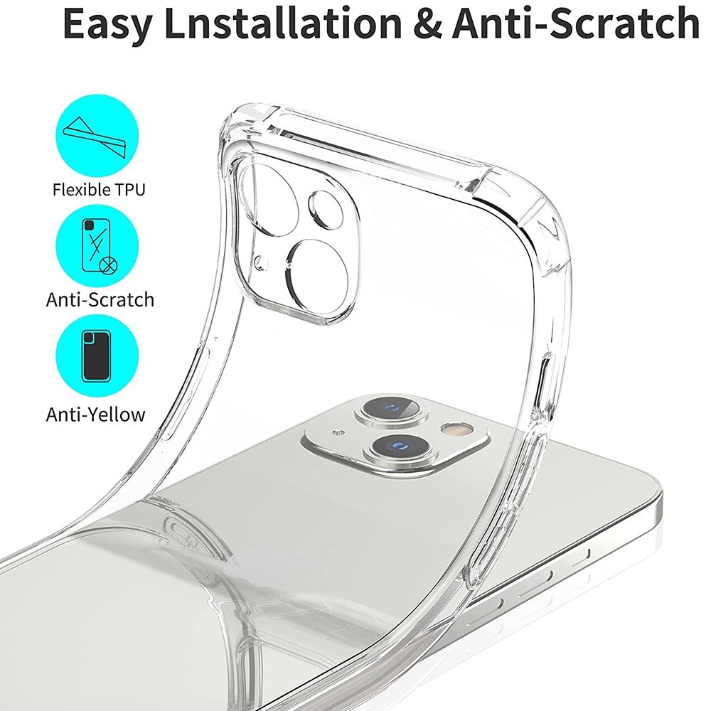 Techsuit Shockproof priehľadný obal, iPhone 13 Mini