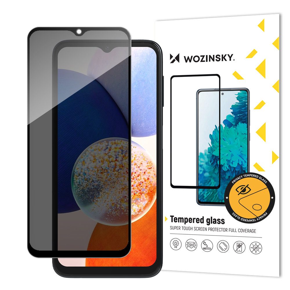 Wozinsky Privacy 5D Tvrzené sklo, Samsung Galaxy A14 / A14 5G