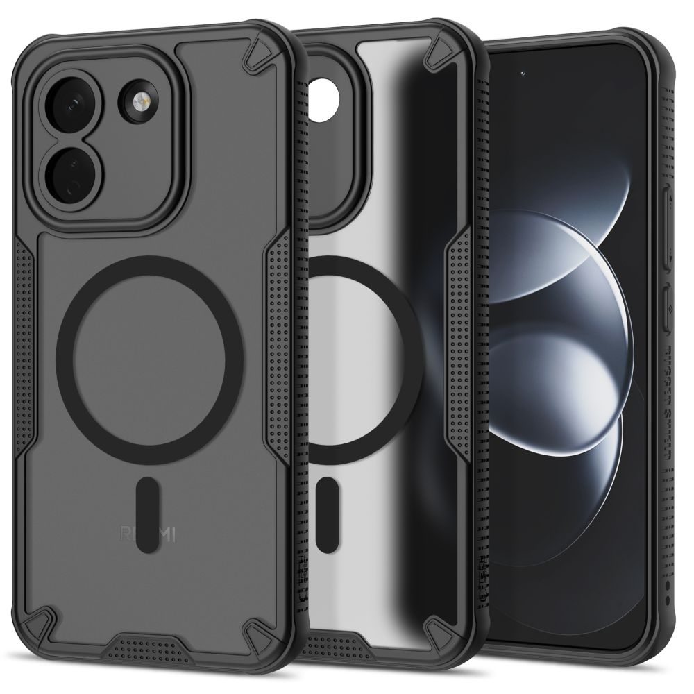 Tech-Protect Rugged Shield MagSafe, Xiaomi Redmi Note 17 Pro Max 5G, mat crna