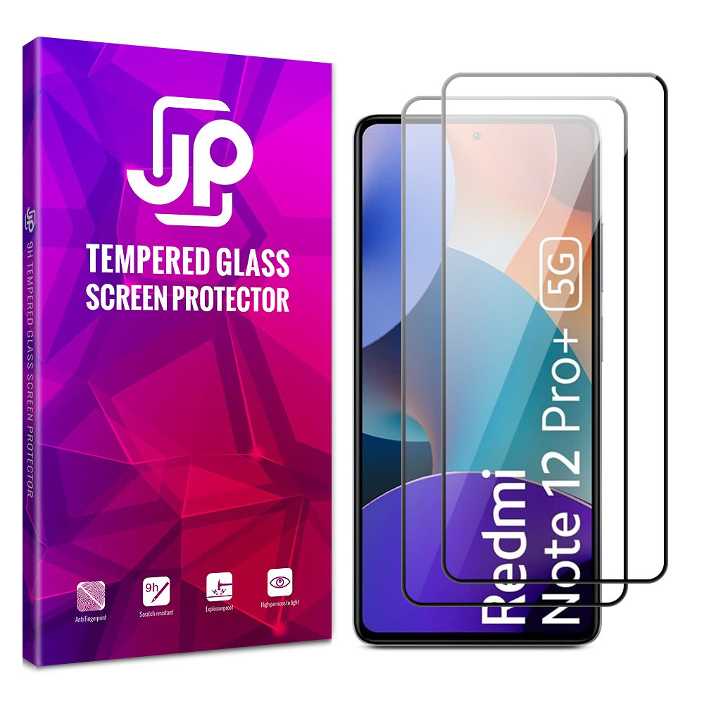 JP 2x 3D Steklo, Xiaomi Redmi Note 12 Pro Plus, črno