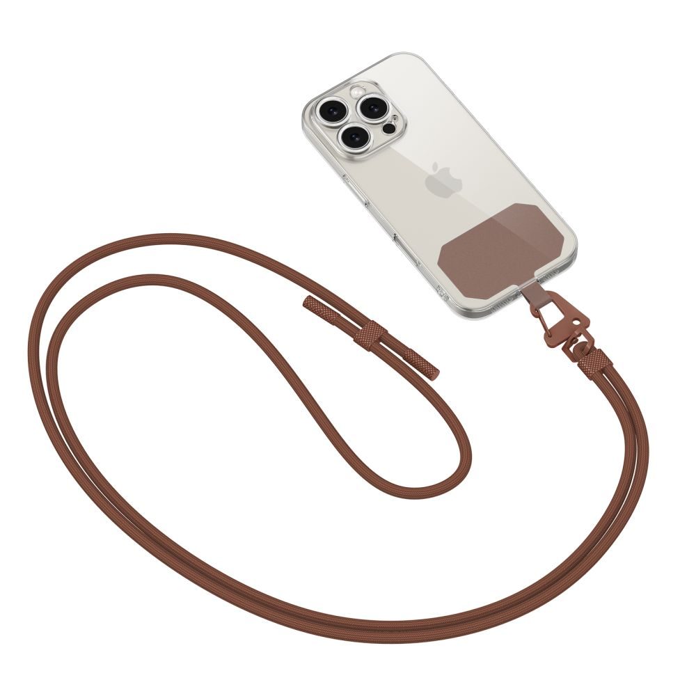 Tech-Protect C5S Crossbody popruh, hnědý