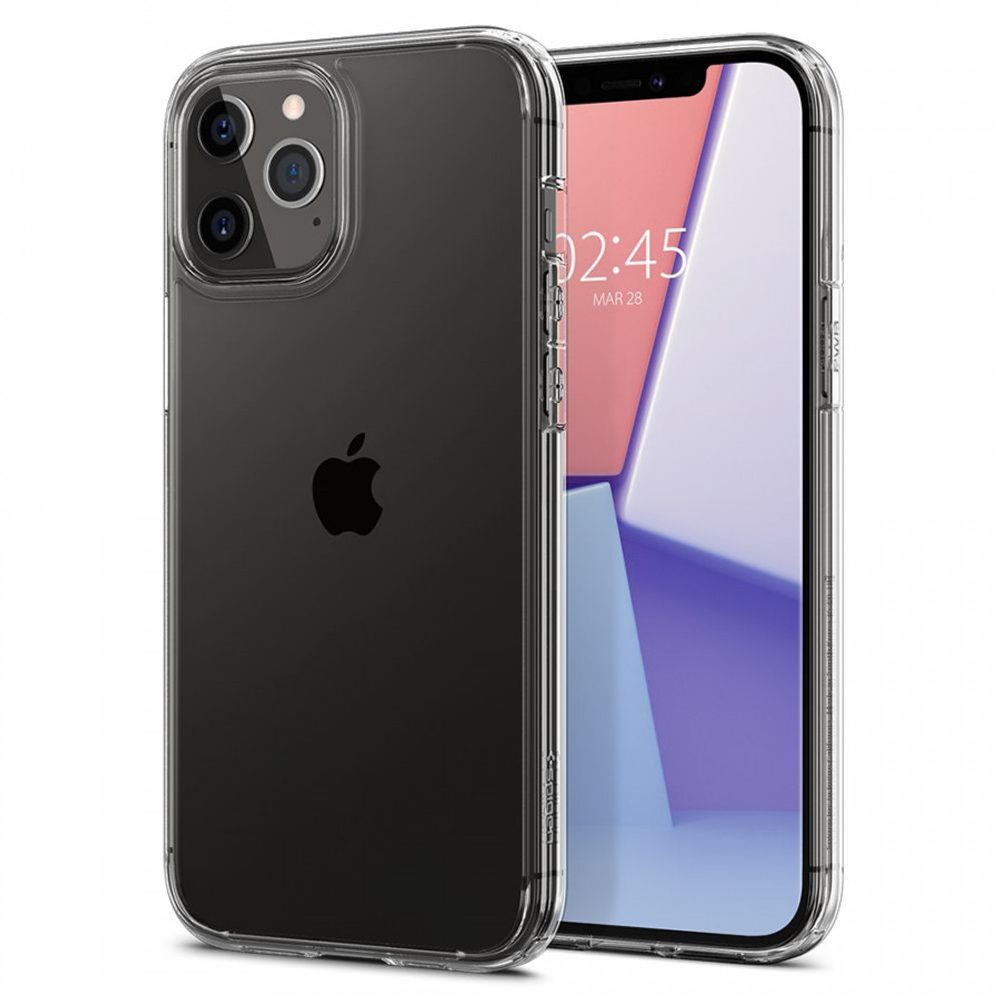 Spigen Ultra Hybrid Ovitek Za Mobilni Telefon, IPhone 12 / 12 Pro, Prozoren