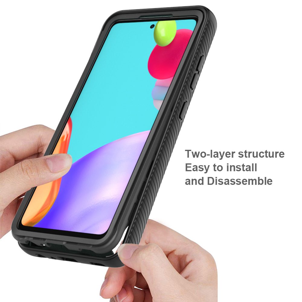 Techsuit Defense360 Pro + Zaščitna Folija, Samsung Galaxy A72 4G / A72 5G, črna