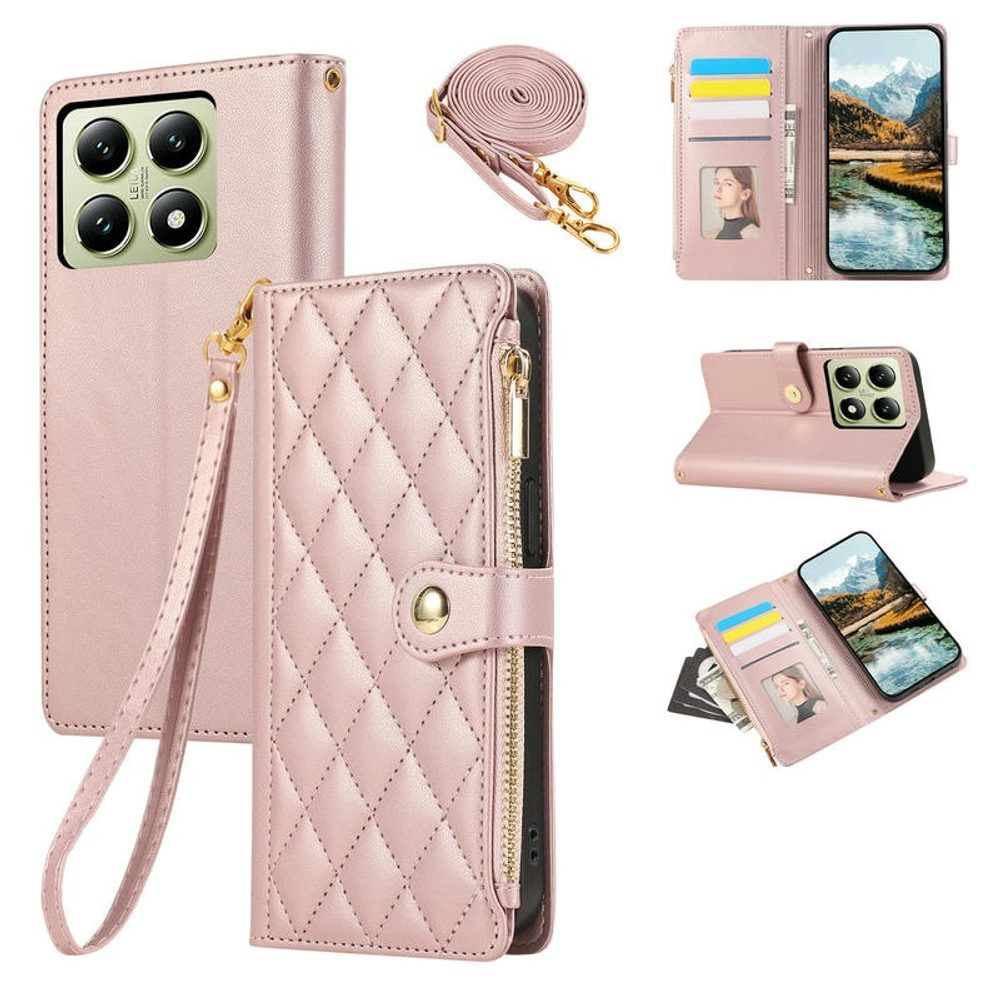Levně Glamour pouzdro, Xiaomi Redmi Note 14 5G, růžové