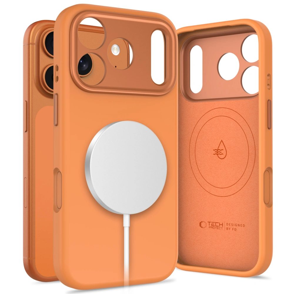 Levně Tech-Protect Uniq MagSafe obal, iPhone 17 Pro, oranžový
