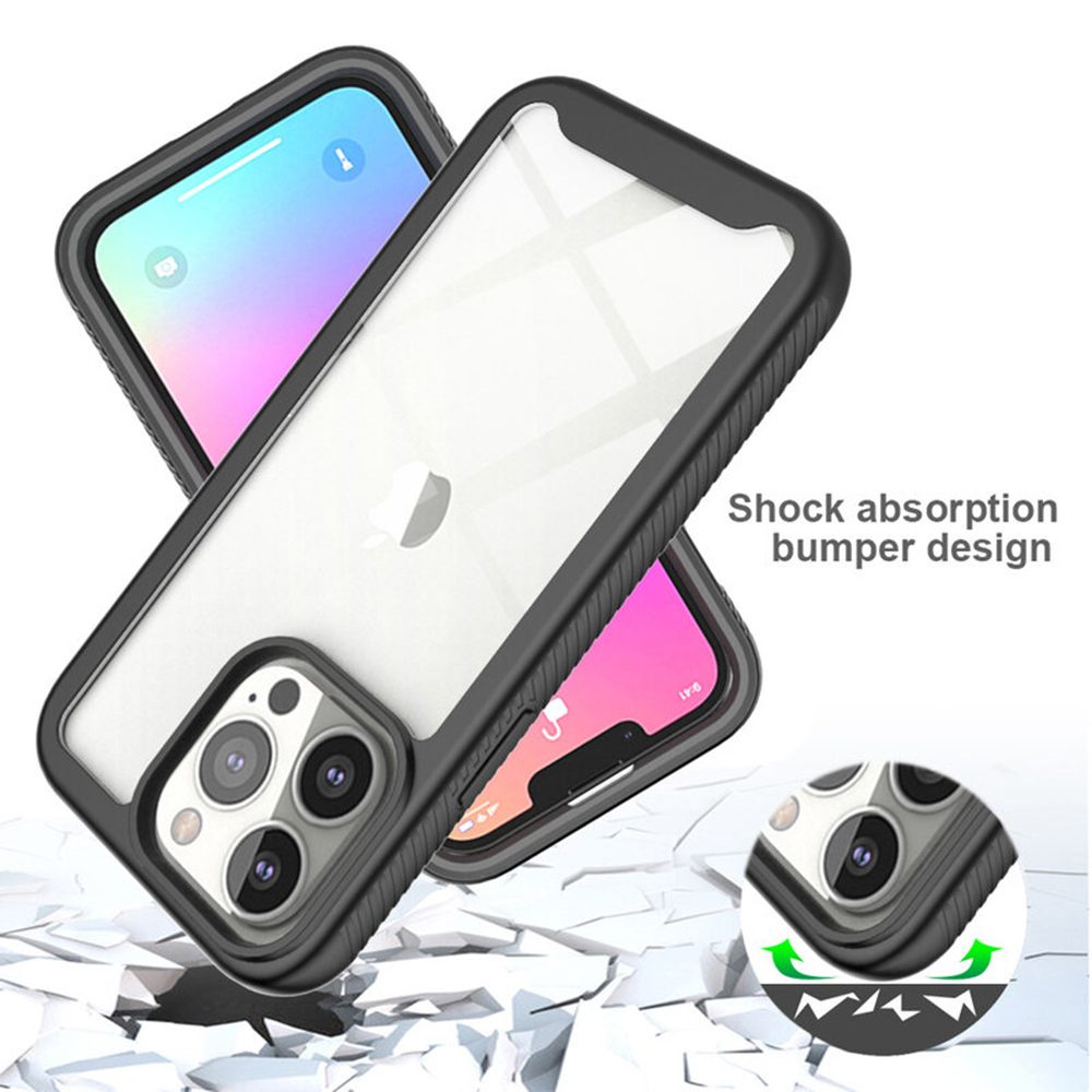 Techsuit Defense360 Pro + Zaščitna Folija, IPhone 14 Pro, črna