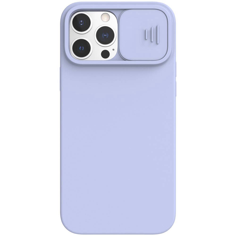Husă Nexeri Cu Capac Pentru Cameră, IPhone 13 Pro, Albastru Deschis
